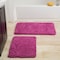 Hastings Home Hastings Home 2 Piece Memory Foam Shag Bath Mat - Pink 723399KXQ - alternate 1